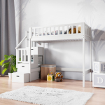 kinderhoogslaper met trap modern